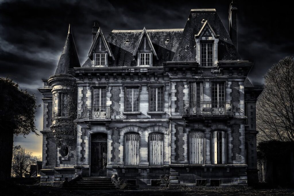 haunted house crafts for Halloween