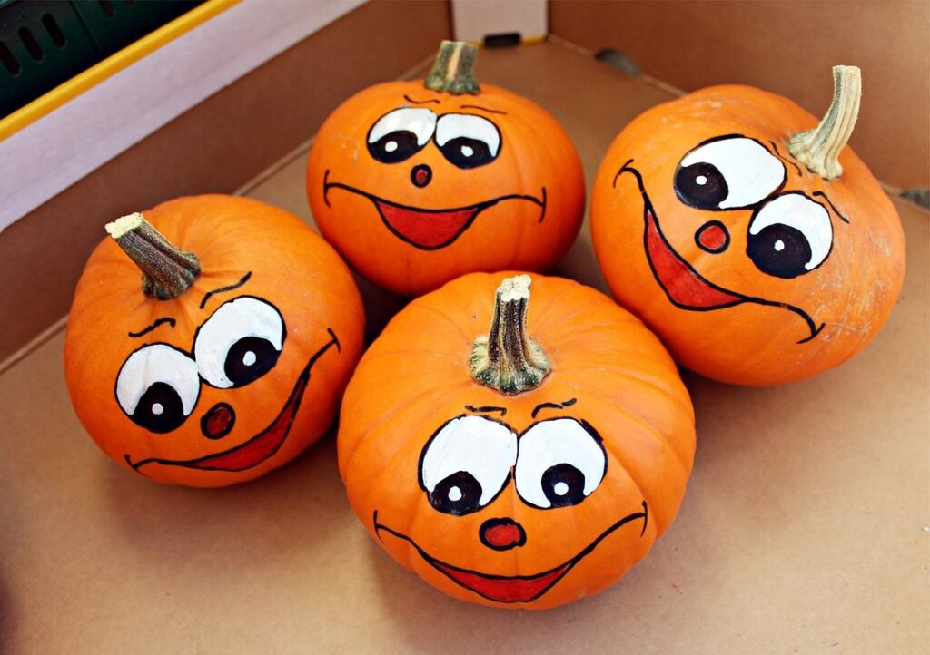 face painting pumpkin ideas for kids