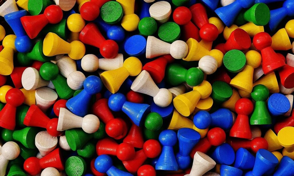 coloured rice sensory play for kids