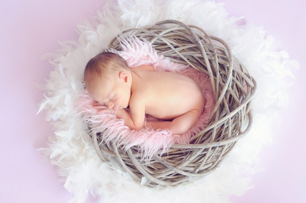 newborn hair texture