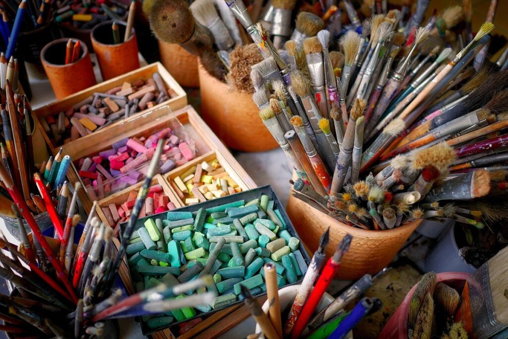 foil for painting for kids