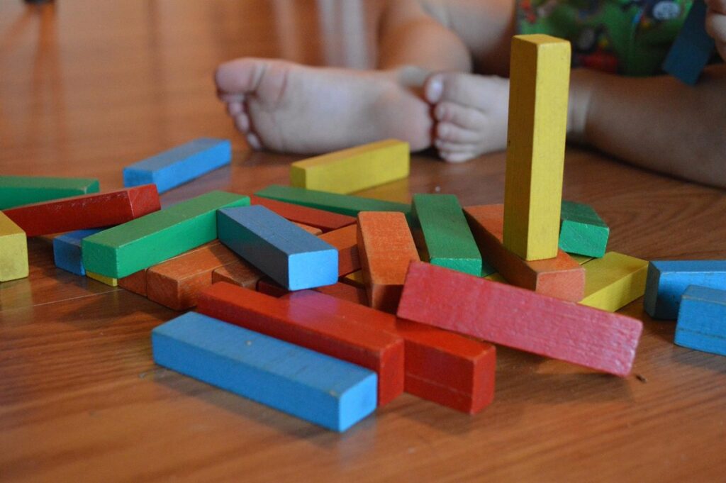 attachment building games for babies